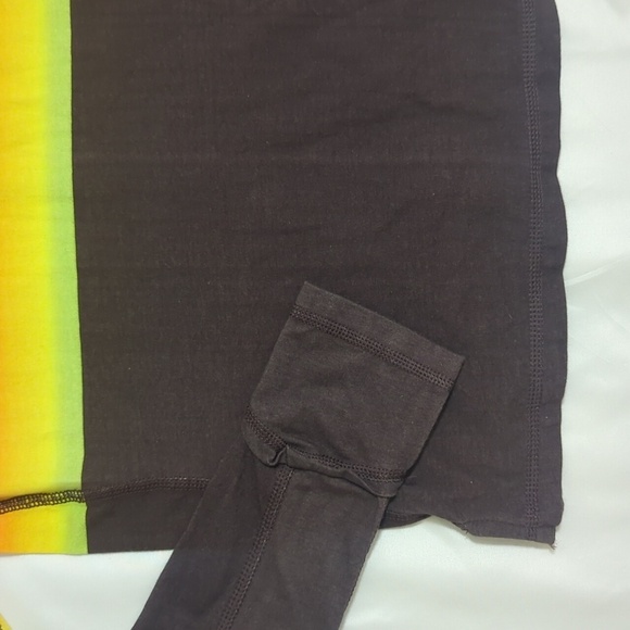 Free People Movement Huddle Printed Hooded Layer, Color Rainbow Brown Size S/P - Picture 7 of 15